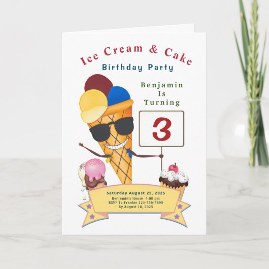 Kinderdagfeest Fun Cute Kaart (Voorkant)