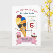 Kinderdagfeest Fun Cute Kaart (Gele Bloem)