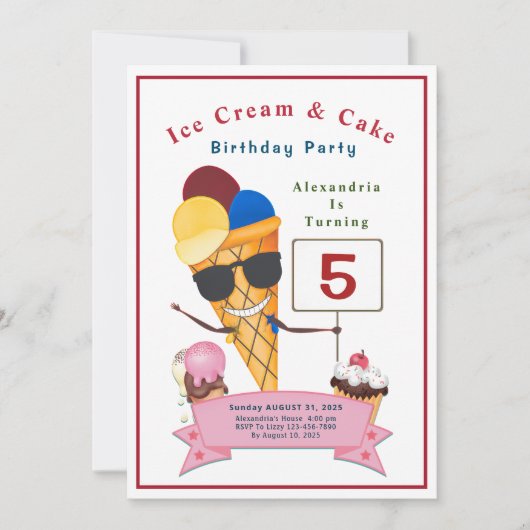 Kinderdagfeest Fun Cute Kaart (Voorkant)