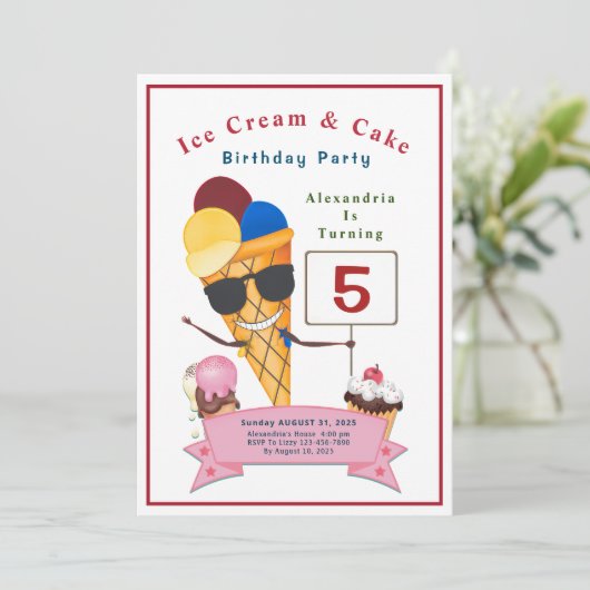 Kinderdagfeest Fun Cute Kaart (Staand voorkant)