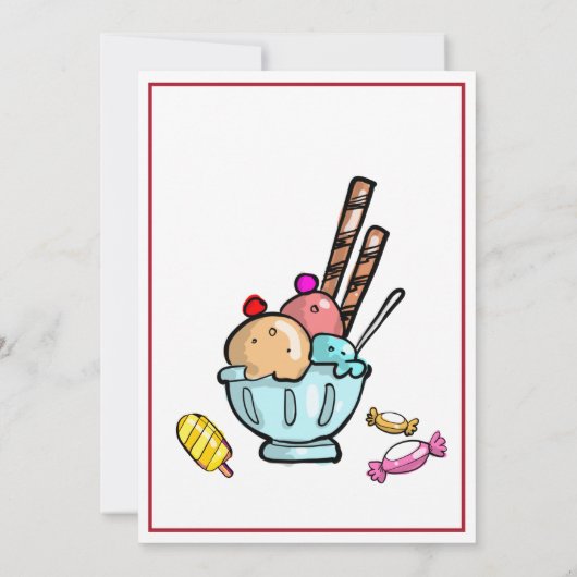 Kinderdagfeest Fun Cute Kaart (Achterkant)