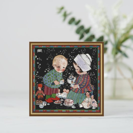 Kinderdagfeest Kaart (Staand voorkant)