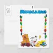 Kinderdaggroeten Briefkaart (Voorkant / Achterkant)