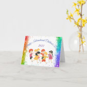 kinderdagkaart kaart (Gele Bloem)