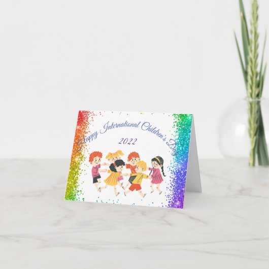 kinderdagkaart kaart (Voorkant)