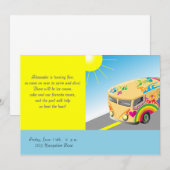 Kinderdaguitnodiging Kaart (Voorkant / Achterkant)