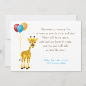 Kinderdaguitnodiging Kaart (Voorkant)