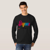 Kinderdagverblijf Bemanning School Kinderopvang Te T-shirt (Voorkant volledig)