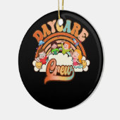 Kinderdagverblijf Crew Provider Docent Kinderopvan Keramisch Ornament (Links)