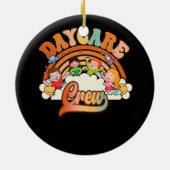 Kinderdagverblijf Crew Provider Docent Kinderopvan Keramisch Ornament (Achterkant)