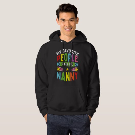 Kinderdagverblijf Favoriete Bel me Nanny Kinderopv Hoodie (Voorkant volledig)