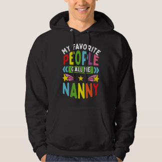 Kinderdagverblijf Favoriete Bel me Nanny Kinderopv Hoodie
