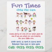 Kinderdagverblijf Flyer aanpassen (Achterkant)