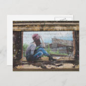 Kinderdagverblijf Graffiti Briefkaart (Voorkant / Achterkant)