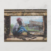 Kinderdagverblijf Graffiti Briefkaart (Voorkant)