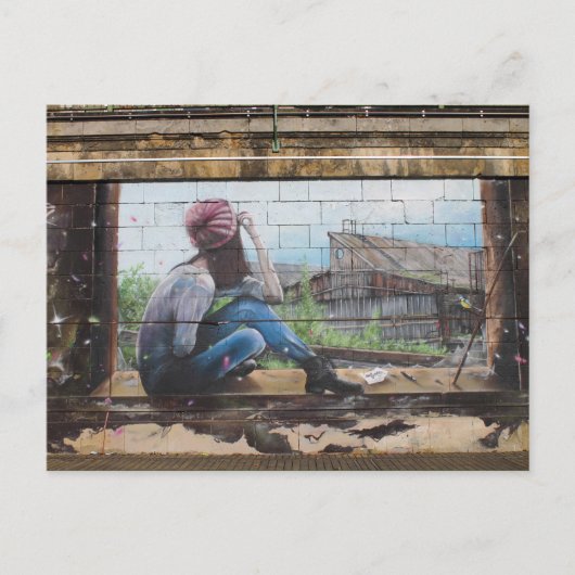 Kinderdagverblijf Graffiti Briefkaart (Voorkant)