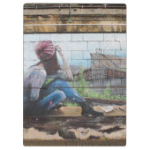 Kinderdagverblijf Graffiti Klembord (Achterkant)