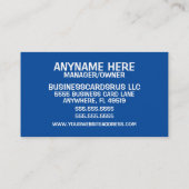 Kinderdagverblijf instellen visitekaartje (Achterkant)