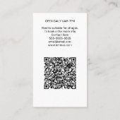 kinderdagverblijf kinderopvang crèche crèche baby visitekaartje (Achterkant)