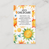 kinderdagverblijf kinderopvang crèche crèche baby visitekaartje (Voorkant)