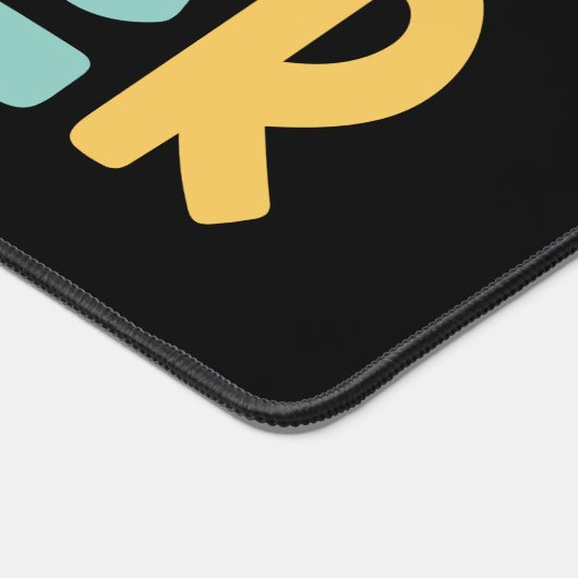 Kinderdagverblijf Leraar | Leuke kleurrijke tekst Bureaumat (Hoek)