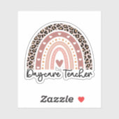 Kinderdagverblijf Leraar Regenboog, Kinderopvang, Sticker (Vel)