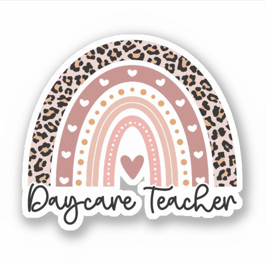 Kinderdagverblijf Leraar Regenboog, Kinderopvang, Sticker (Voorkant)