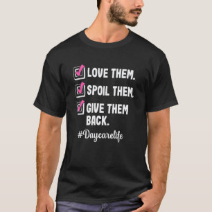Kinderdagverblijf Leraar Waardering T-shirt