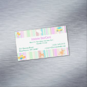 kinderdagverblijf magnetisch visitekaartje (Voorbeeld)