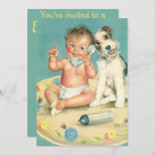 kinderdagverblijf Puppy Dog Kaart (Voorkant / Achterkant)