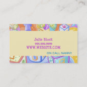 kinderdagverblijf visitekaartje (Achterkant)