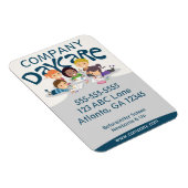 Kinderdagverblijf Visitekaartje Magnet Magneet (Rechterzijde)