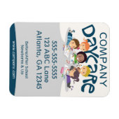 Kinderdagverblijf Visitekaartje Magnet Magneet (Horizontaal)
