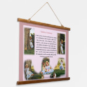 Kinderdagverblijven afdrukken hangend wandkleed (Gebogen)