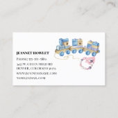 Kinderdagverblijven Boho-Waterverf Visitekaartje (Achterkant)