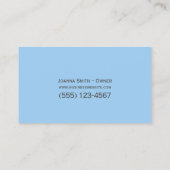 Kinderdagverblijven voor kinderen visitekaartje (Achterkant)