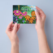 Kinderdagzorg Babyzittend Magische Garden 4x5 Flyer (Hand)