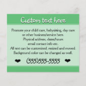 Kinderdagzorg Babyzittend Magische Garden 4x5 Flyer (Achterkant)