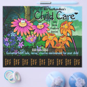 Kinderdagzorg Babyzittend Magische Tuin Flyer (Enkel)