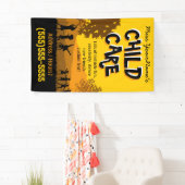 Kinderdagzorg Babyzittende zomercamp PROMO Spandoek (Insitu)