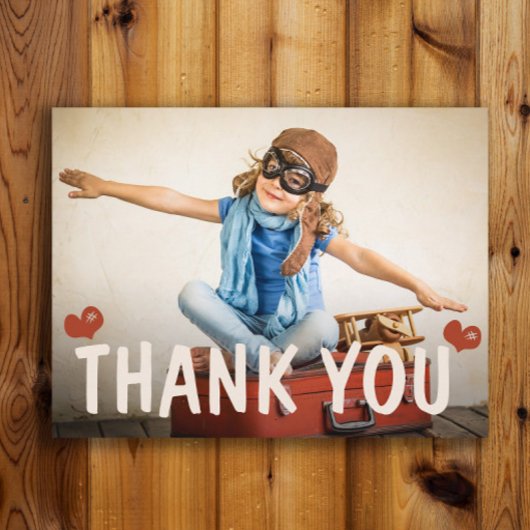 Kinderdank Hartelijk dank Briefkaart