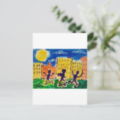 Kinderdansen door Piliero Briefkaart (Staand voorkant)