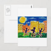 Kinderdansen door Piliero Briefkaart (Voorkant / Achterkant)
