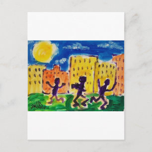 Kinderdansen door Piliero Briefkaart