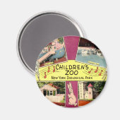 Kinderdierentuin, Bronx Zoo, NY  Magneet (Voorkant / Achterkant)