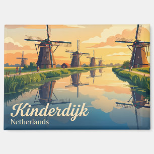 Kinderdijk Nederland Magneet