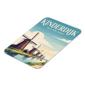 Kinderdijk Nederland Magneet (Linkerzijde)