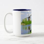 KINDERDIJK, NEDERLAND TWEEKLEURIGE KOFFIEMOK (Links)