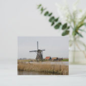Kinderdijk Windmill Holland Briefkaart (Staand voorkant)
