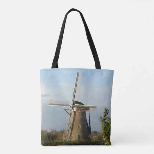 Kinderdijk windmill tote bag (Achterkant)